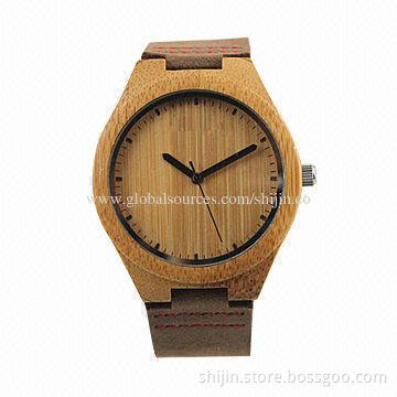 Cheap wooden bamboo watch for couples